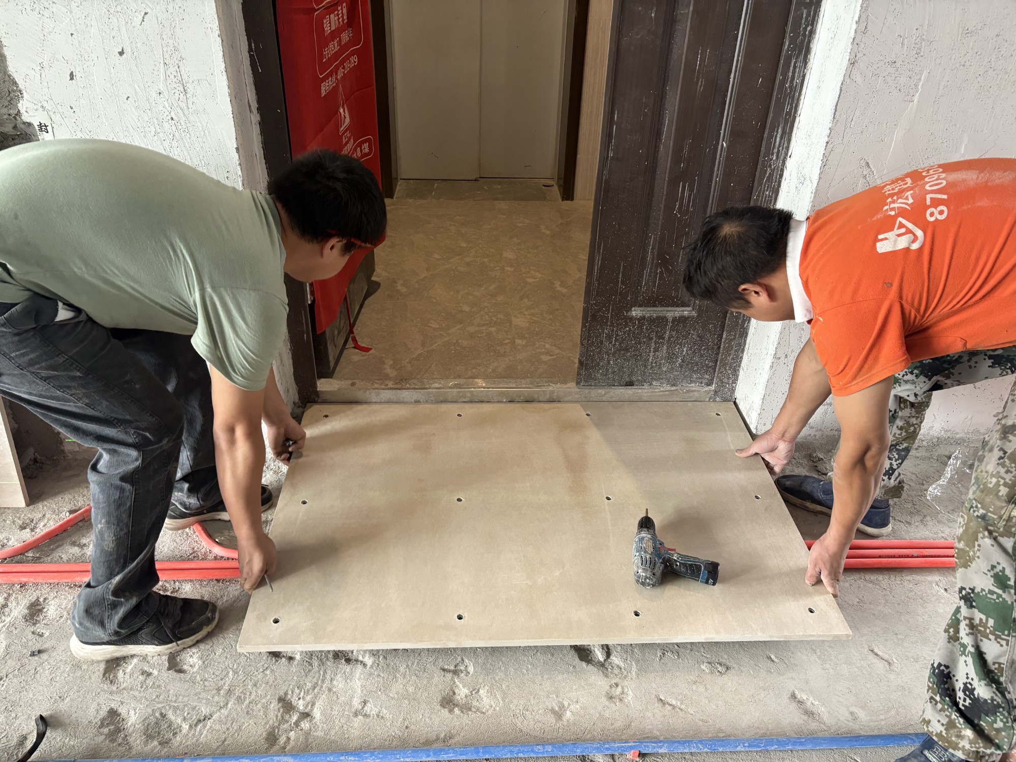 Prefabricated floor heating modules